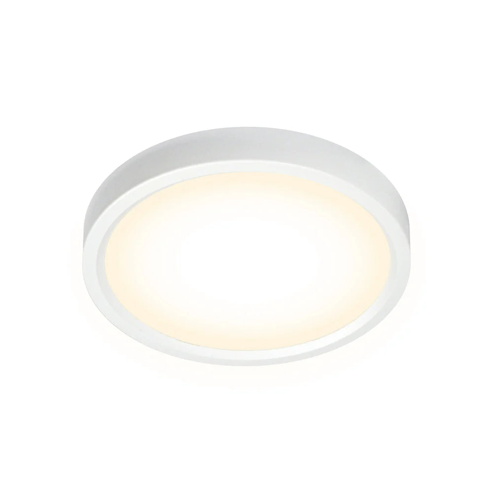 5” CLEANLIFE® 48-51V DC Edgelit LED Round Panels, 3000K