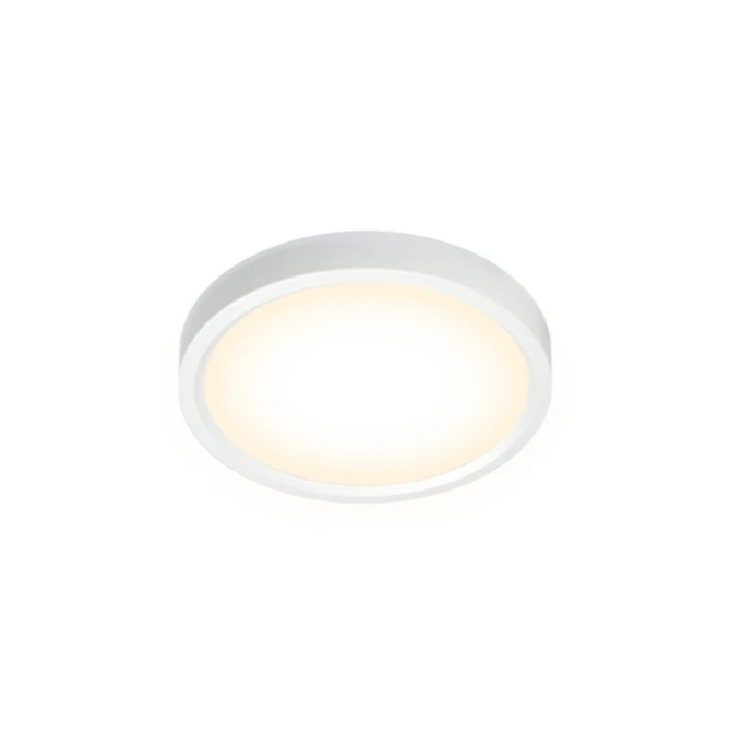 5” CLEANLIFE® 48-51V DC Edgelit LED Round Panels, 3000K