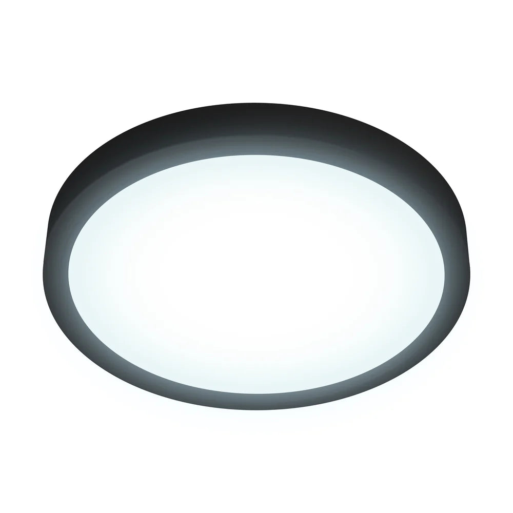 7" CLEANLIFE® 48-51V DC Edgelit LED Round Panel, 4000K