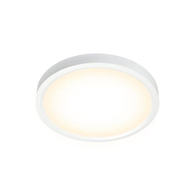 7" CLEANLIFE® 48-51V DC Edgelit LED Round Panel, 4000K