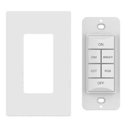 6-Button Kinetic RGB+Tunable White Switch  (Wall Plate Included)