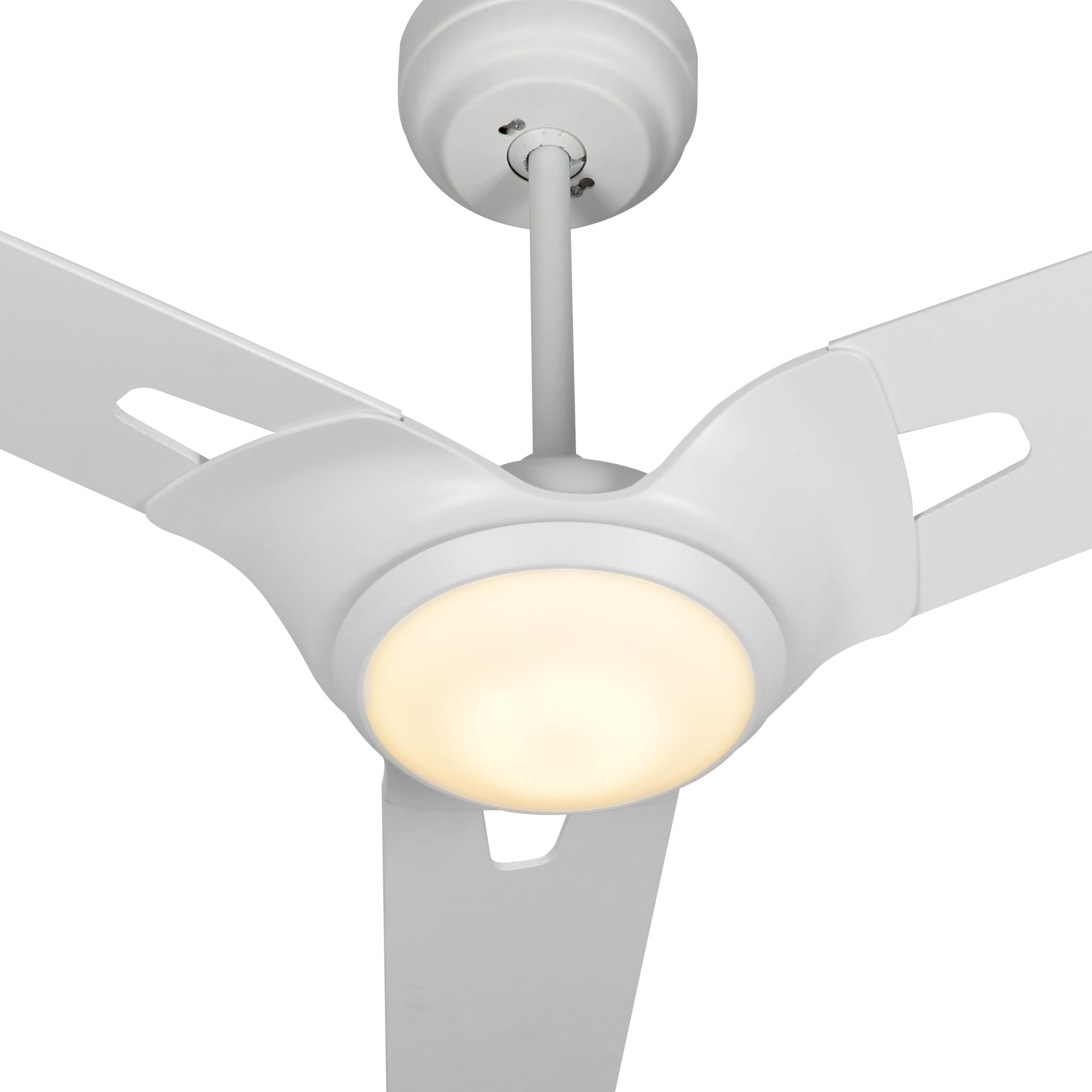CARRO® HOFFEN 24VDC 3-Blade Smart Ceiling Fan with LED Light Kit & Remote – Matte White *Free Shipping*